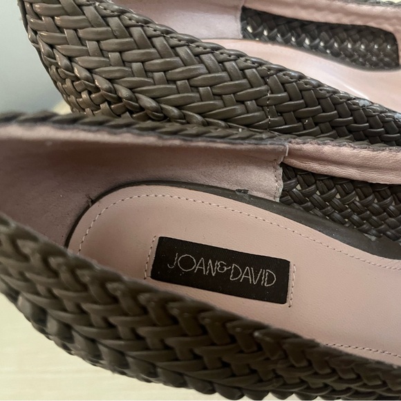 2/$50 Joan & David Woven Leather Heels Pumps Stilettos 5.5 5 1/2 - Picture 5 of 9